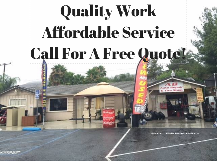 AB Auto Repair & Tire Shop Inc | 15353 Grand Ave, Lake Elsinore, CA 92530, USA | Phone: (951) 678-1505