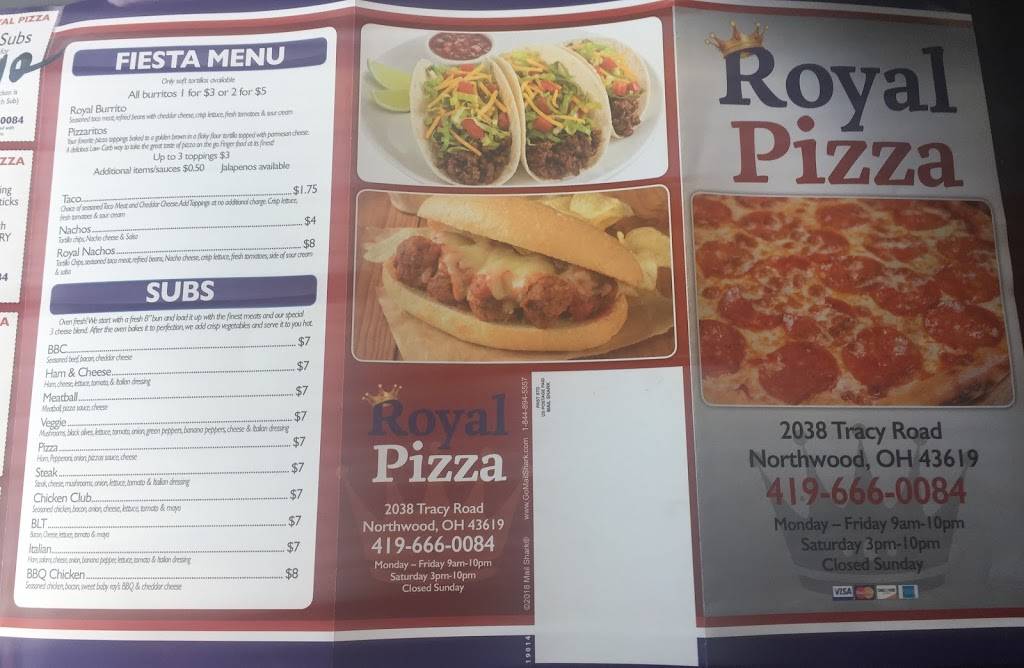 Original Royal Pizza Co. | 2038 Tracy Rd, Northwood, OH 43619, USA | Phone: (419) 666-0084