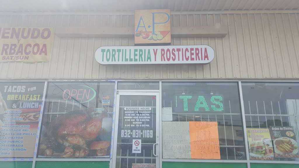 Tortilleria Ap | 832 Burke Rd #150, Pasadena, TX 77506, USA | Phone: (832) 831-1169