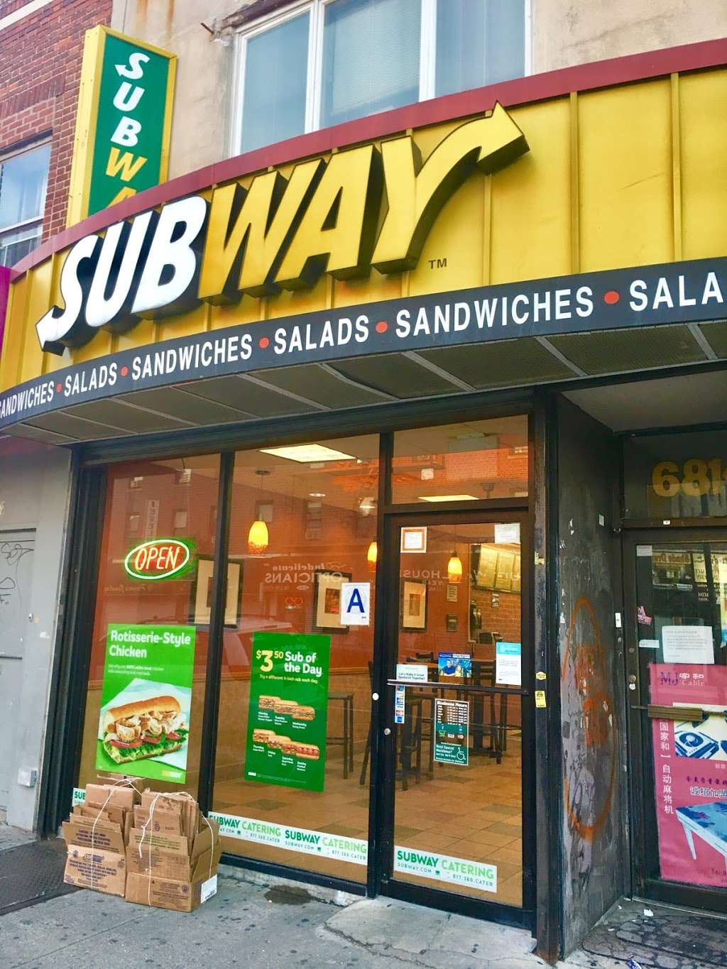 Subway Restaurants | 6814 18th Ave, Brooklyn, NY 11204, USA | Phone: (718) 256-3618