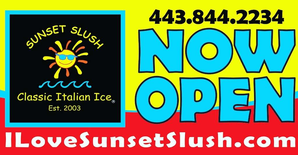 Sunset Slush of Glyndon | 4825 Butler Rd, Glyndon, MD 21071, USA | Phone: (443) 844-2234