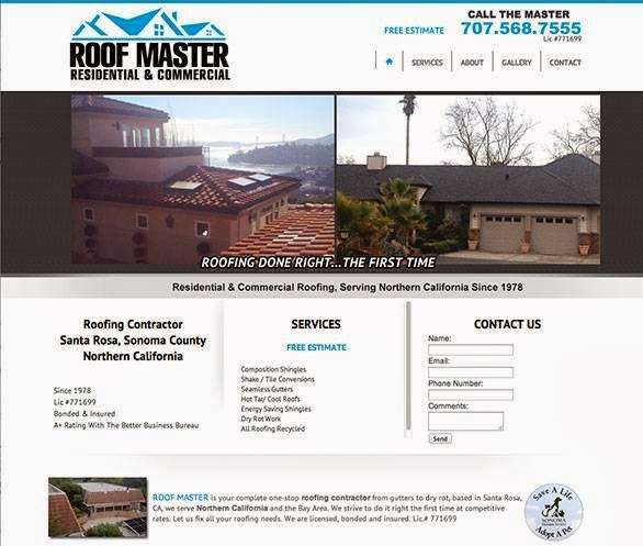 Roof Master | 1104 Calistoga Rd, Santa Rosa, CA 95409, USA | Phone: (707) 568-7555