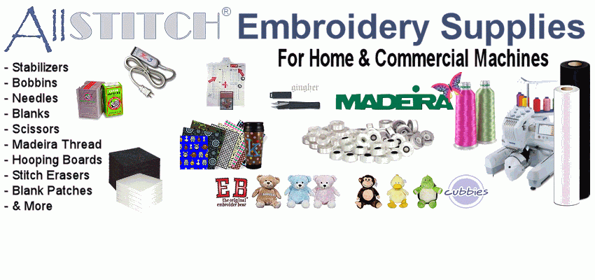AllStitch Embroidery Supplies | 3031 James St, Baltimore, MD 21230, USA | Phone: (410) 646-0382