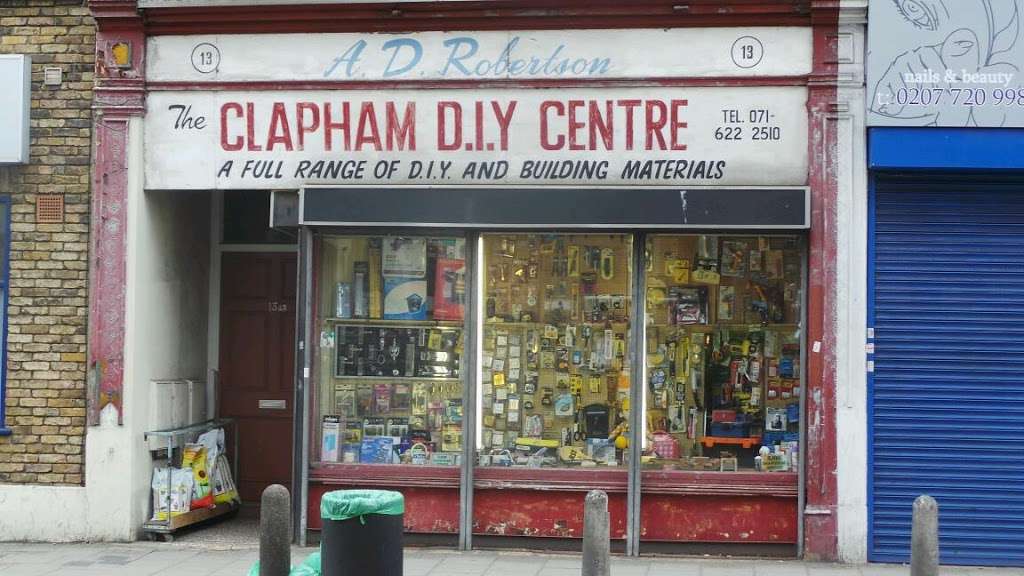 AD Robertson DIY hardware Store | 13 Clapham Park Rd, London SW4 7EE, UK | Phone: 020 7622 2510