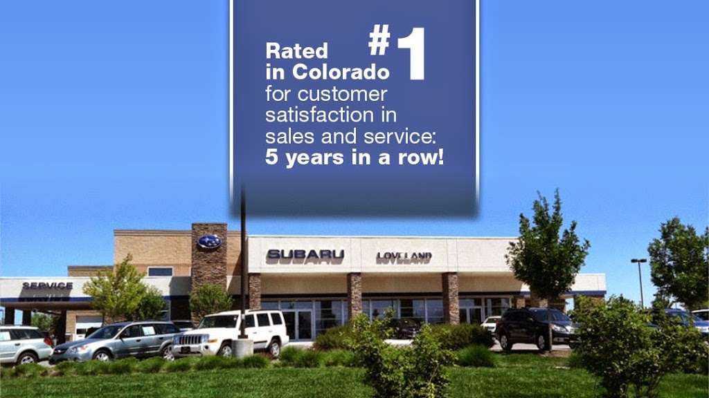 Subaru of Loveland | 3930 Byrd Dr, Loveland, CO 80538, USA | Phone: (866) 539-8579