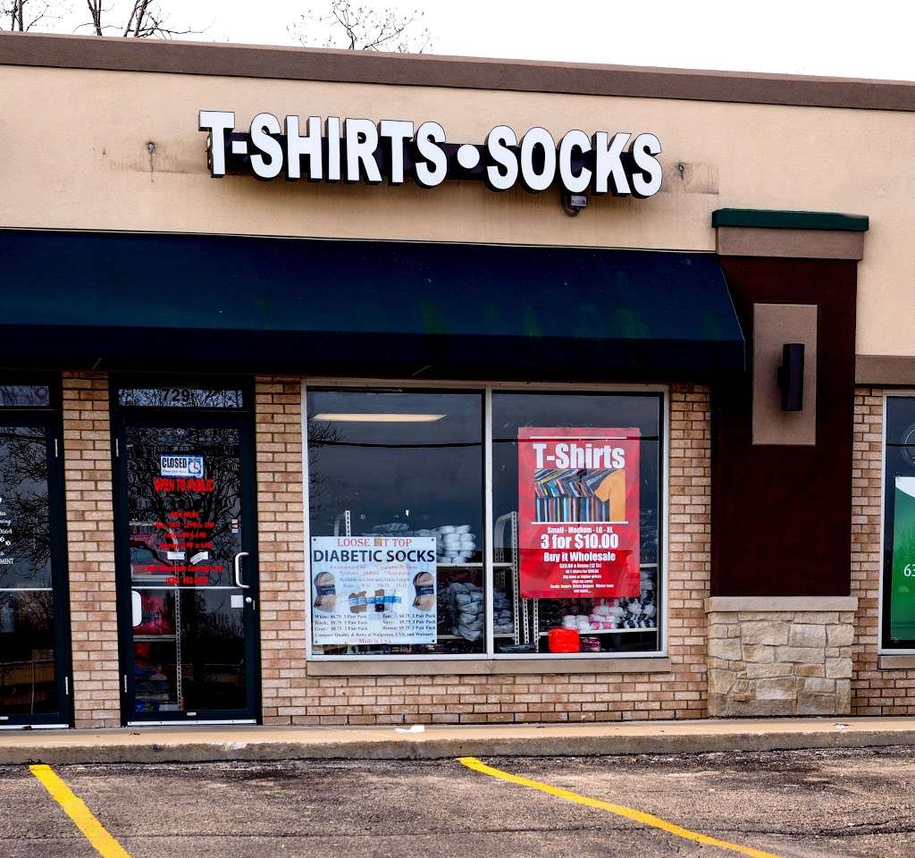 T-Shirts Socks /Just Wholesale Concepts Inc | 729 E Roosevelt Rd, Lombard, IL 60148, USA | Phone: (630) 495-9508