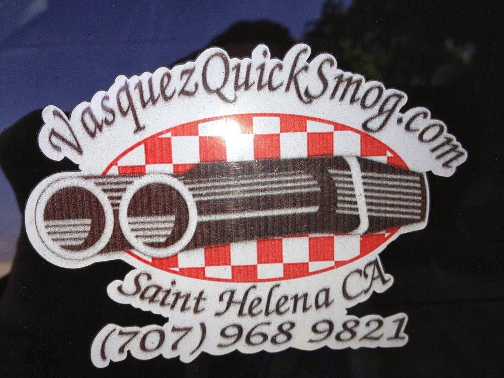 Vasquez Quick Smog Star Certified | 355 Lafata St # B, St Helena, CA 94574, USA | Phone: (707) 968-9821