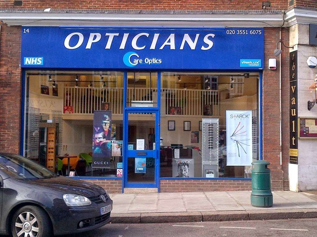 Care Optics Woodford | 14 The Broadway, Woodford, Woodford Green IG8 0HL, UK | Phone: 020 3551 6075