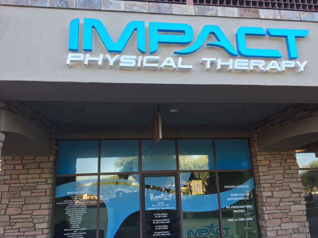 Impact Physical Therapy | 20801 N Scottsdale Rd Suite 105, Scottsdale, AZ 85255, USA | Phone: (623) 289-1127