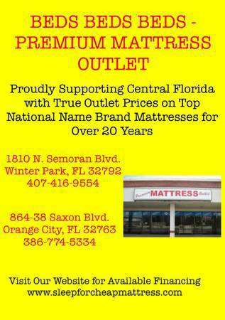 Beds-Beds-Beds | 864 Saxon Blvd suite 38, Orange City, FL 32763, USA | Phone: (386) 774-5334