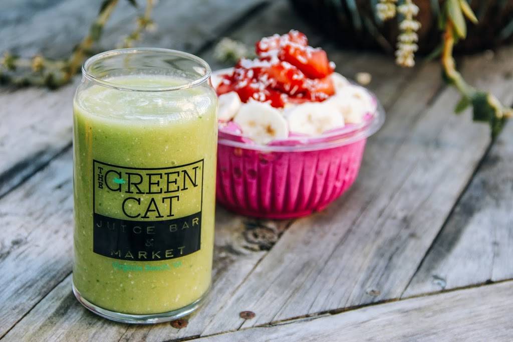 The Green Cat Juice Bar & Market | 3801 Pacific Ave, Virginia Beach, VA 23451 | Phone: (757) 417-7377