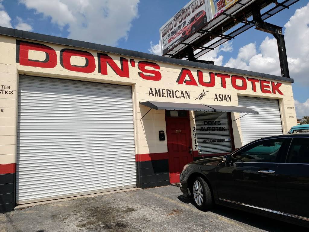 Dons Autotek | 2917 Corrine Dr, Orlando, FL 32803, USA | Phone: (407) 644-4482