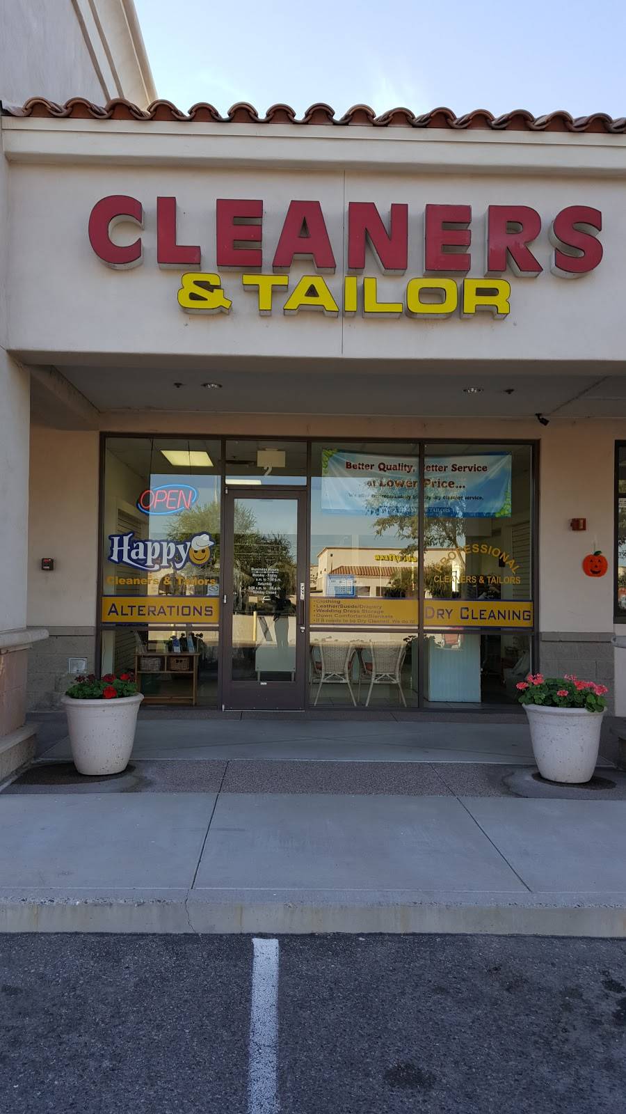 Happy Cleaners & Tailors, Cooper and Ray | 709 W Ray Rd #2, Gilbert, AZ 85233, USA | Phone: (480) 855-6154