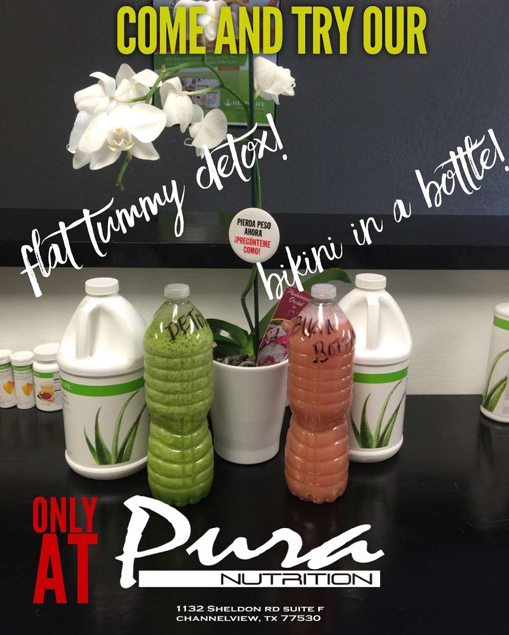 PURA Nutrition | 1132 Sheldon Rd f, Channelview, TX 77530 | Phone: (956) 832-2772