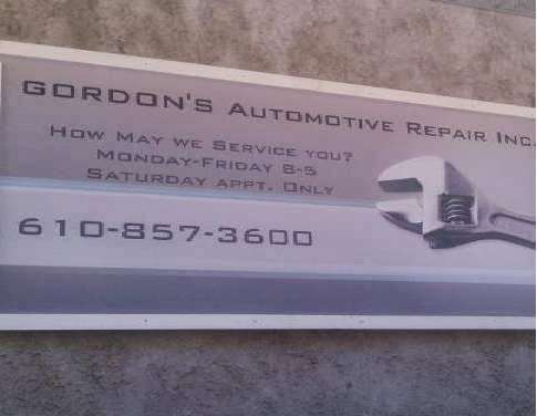 Gordons Automotive Repair Inc. | 356 Main St, Parkesburg, PA 19365, USA | Phone: (610) 857-3600