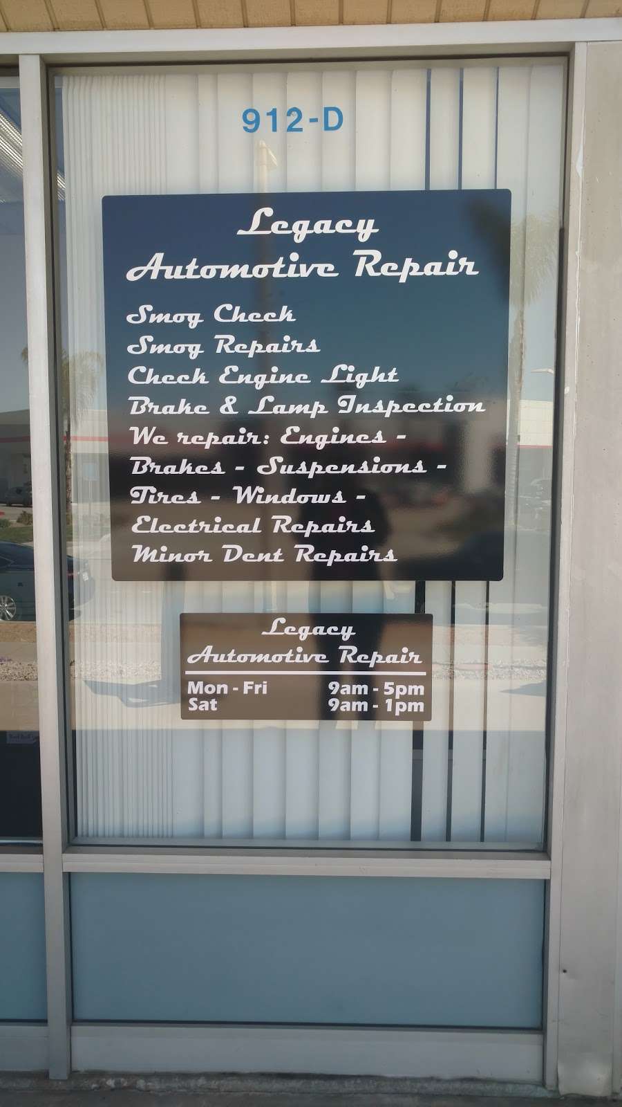 Legacy Automotive Repair | 912 New York St Unit D, Redlands, CA 92374, USA | Phone: (909) 793-2022