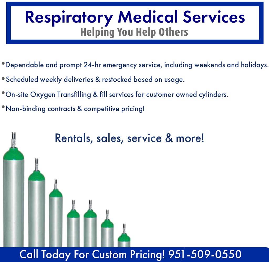 Respiratory Medical Services | 7410 Orangewood Dr, Riverside, CA 92504, USA | Phone: (951) 509-0550