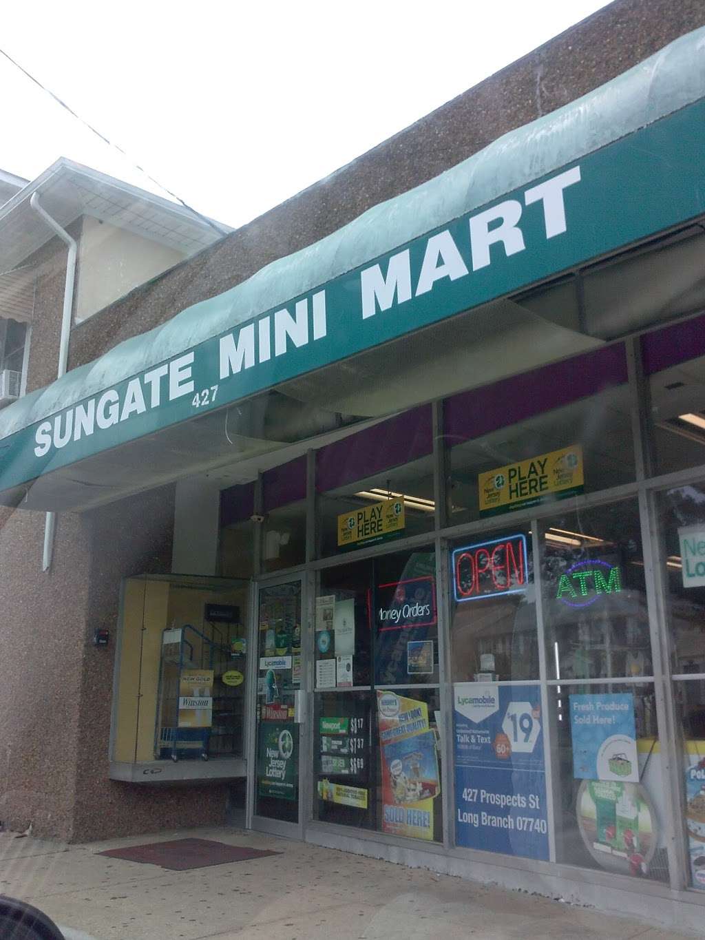 Sungate Mini Mart | 427 Prospect St, Long Branch, NJ 07740, USA | Phone: (732) 870-3769