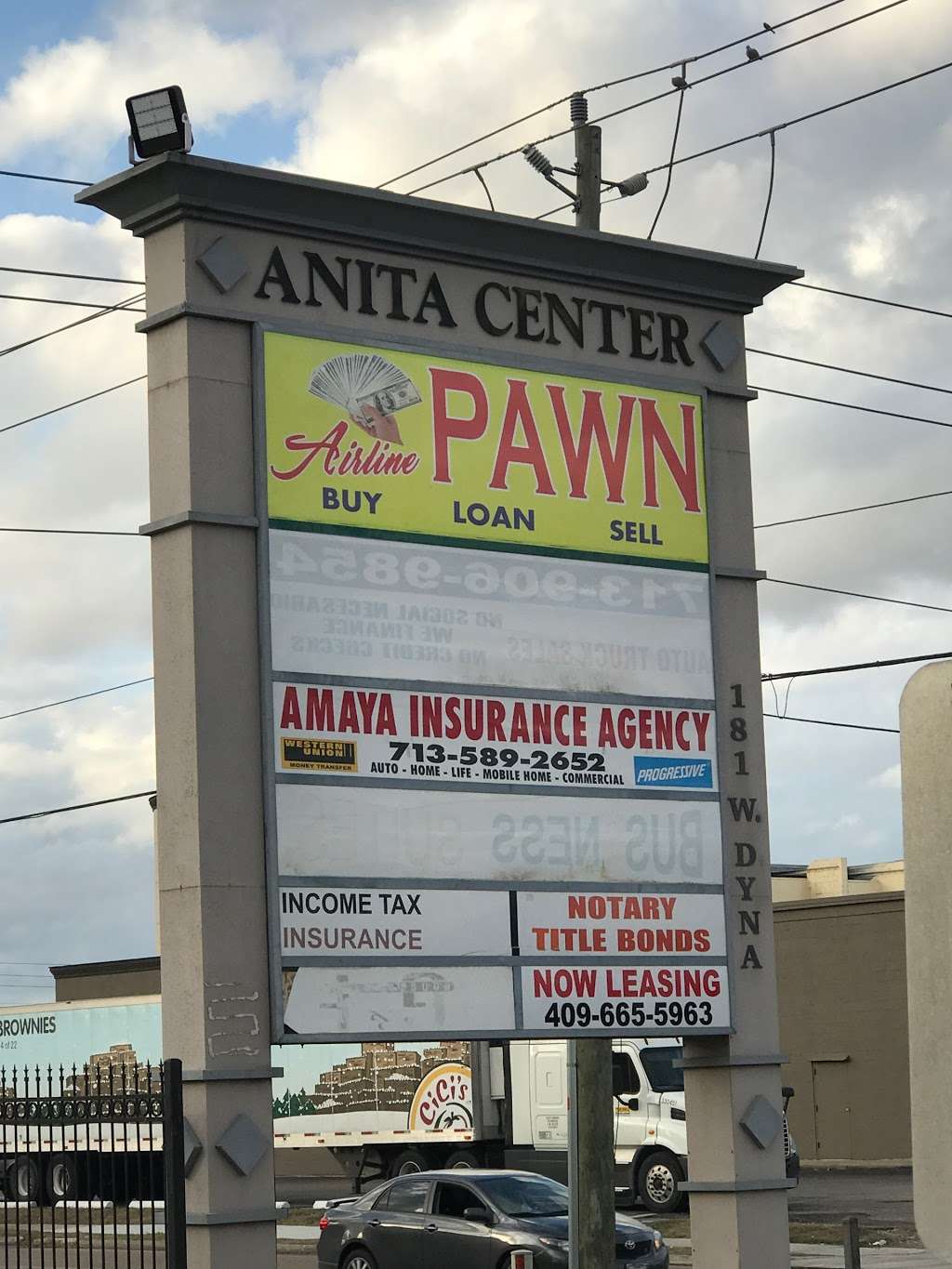 Airline Pawn Shop | 181 W Dyna Dr a, Houston, TX 77037, USA | Phone: (281) 931-8065