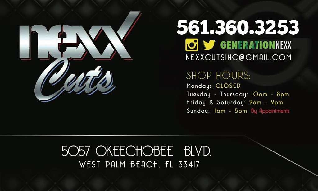 Nexx Cuts | 5057 Okeechobee Blvd, West Palm Beach, FL 33417, USA | Phone: (561) 360-3253