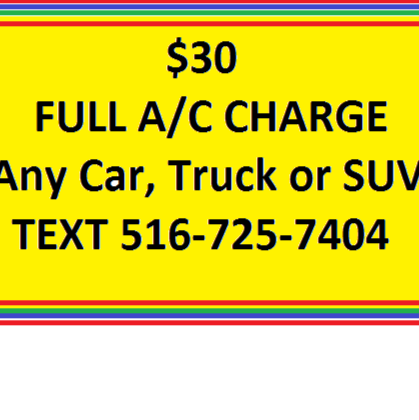$30 Automotive A/C | 3 Brook Ln, Levittown, NY 11756, USA | Phone: (516) 725-7404