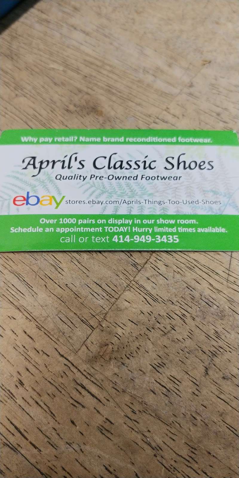 Aprils Classic Shoes | 102, 4357, 9401, W Beloit Rd, Milwaukee, WI 53227, USA | Phone: (414) 949-3435