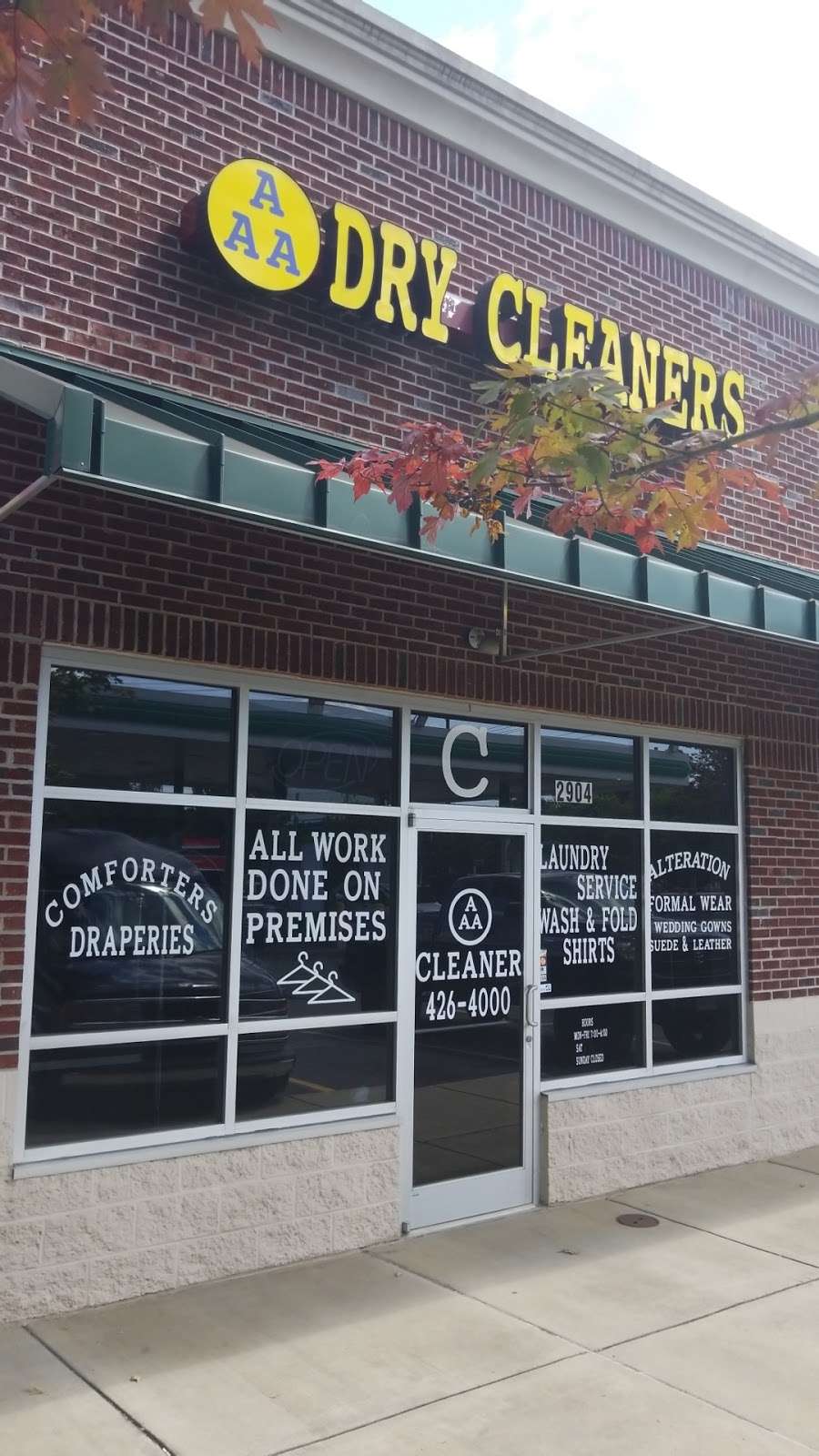 AAA Cleaners | 2904 Yorkmont Rd, Charlotte, NC 28208 | Phone: (704) 426-4000