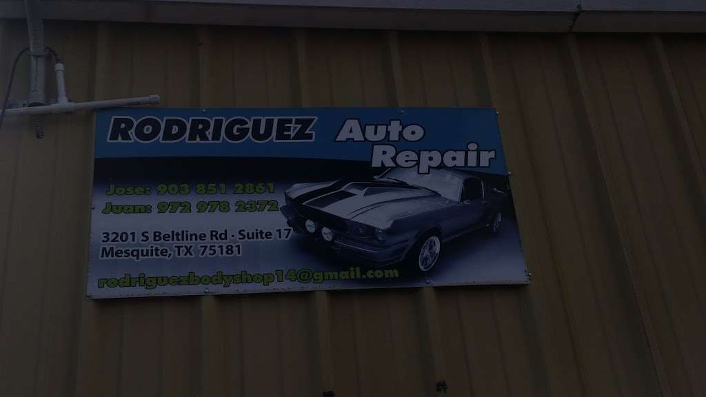 Rodriguez auto repair | 3201 S Beltline Rd #17, Mesquite, TX 75181, USA | Phone: (972) 978-2372