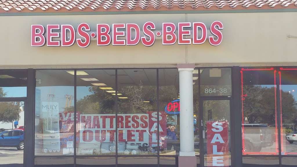 Beds Beds Beds Mattress Outlet | 864 Saxon Blvd Suite 38, Orange City, FL 32763, USA | Phone: (386) 774-5334