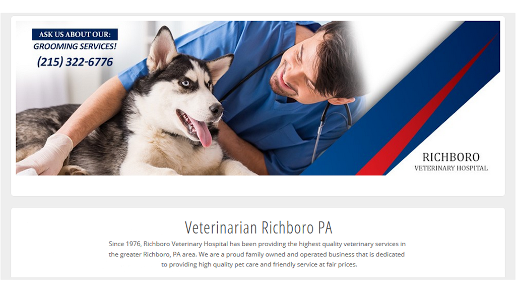 Richboro Veterinary Hospital | 1096 2nd St Pike, Richboro, PA 18954, USA | Phone: (215) 322-6776
