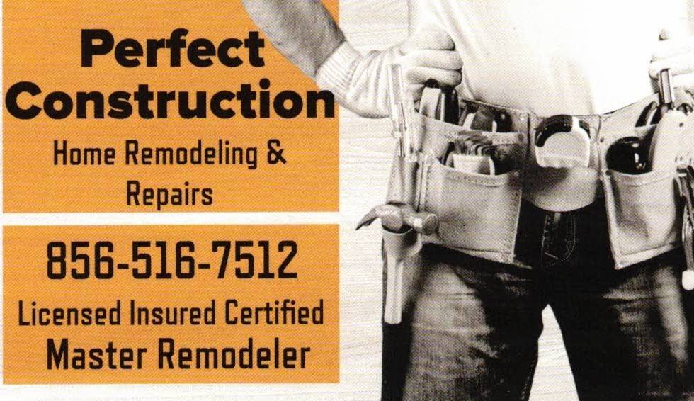 PERFECT CONSTRUCTION Remodeling Improvement and Repairs | 218 35th St S Fl 2, Brigantine, NJ 08203, USA | Phone: (856) 516-7512