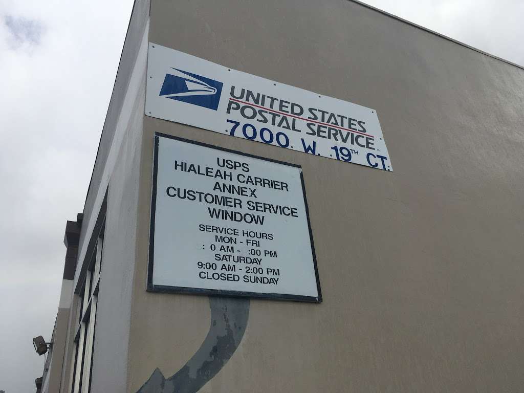 US Post Office | 7000 W 19th Ct, Hialeah, FL 33014 | Phone: (305) 556-1933