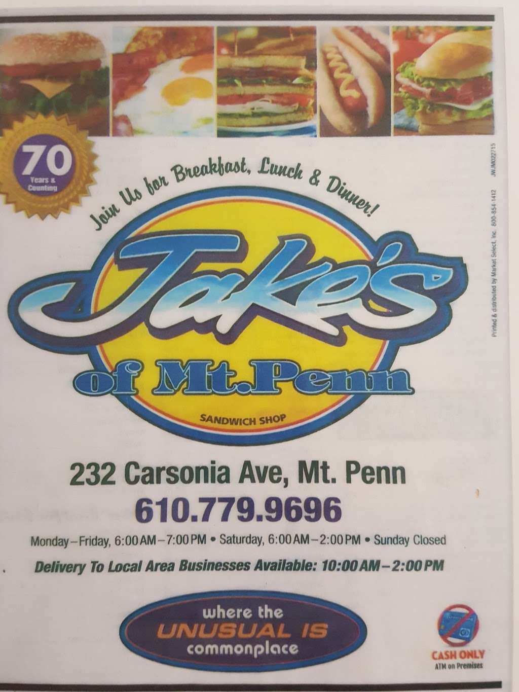 Jakes of Mt Penn | 232 Carsonia Ave, Reading, PA 19606, USA | Phone: (610) 779-9696