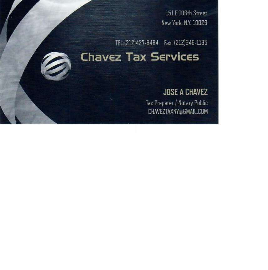 CHAVEZ TAX SERVICES | 151 E 106th St, New York, NY 10029, USA | Phone: (212) 427-8484