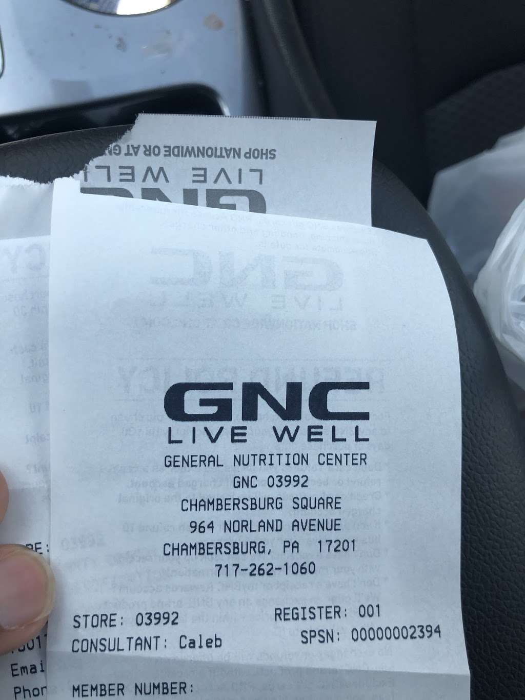 GNC | Area B, 964 Norland Ave bldg 10, Chambersburg, PA 17201, USA | Phone: (717) 262-1060