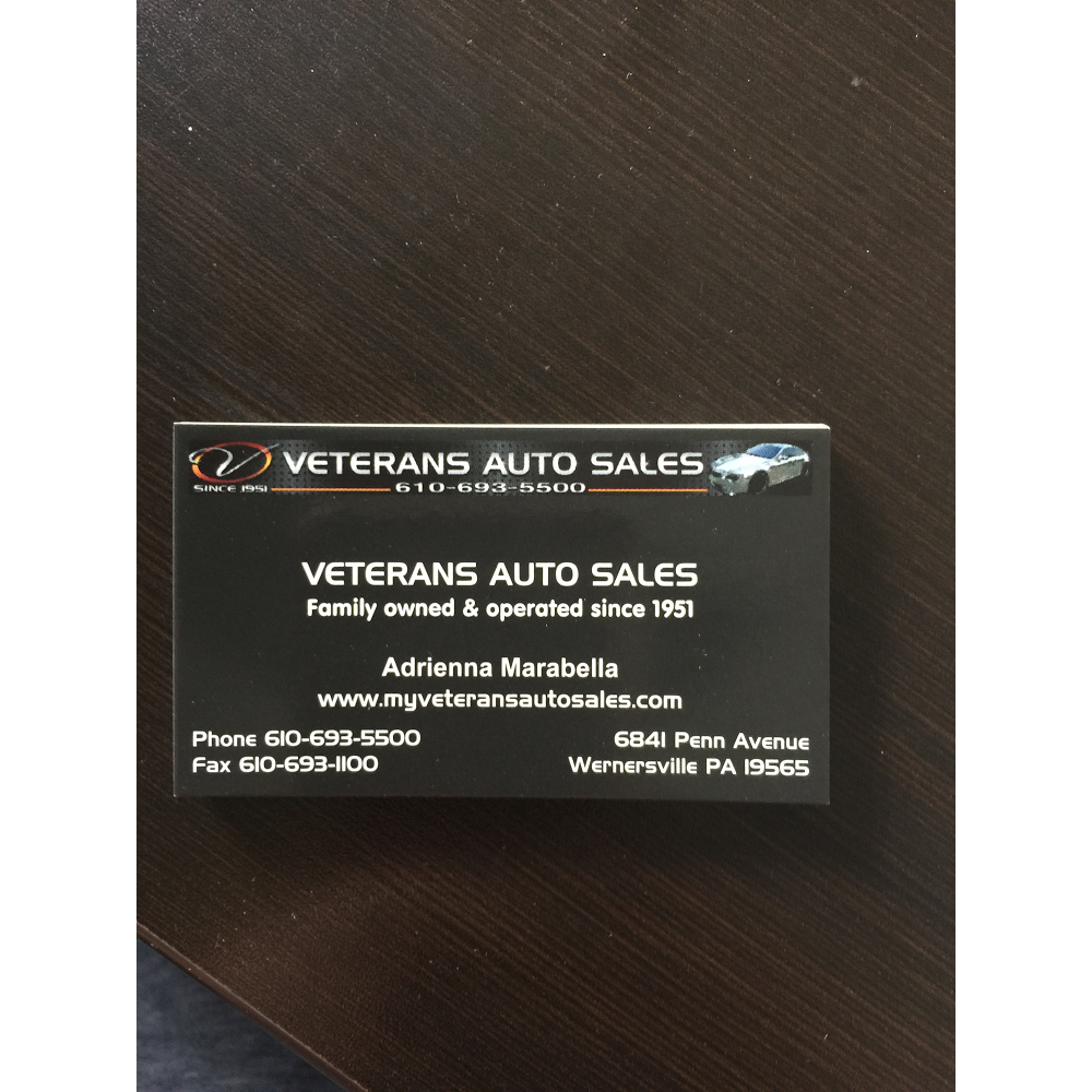 Veterans Auto Sales EST 1951 | 6841 Penn Ave, Wernersville, PA 19565 | Phone: (610) 693-5500