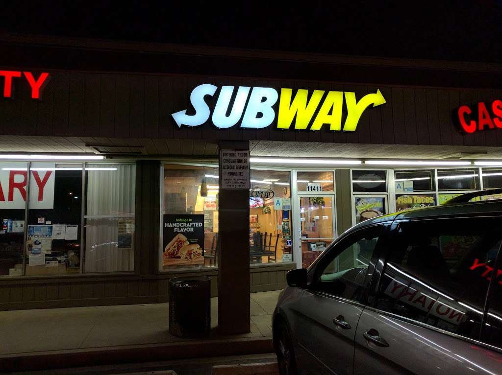 Subway Restaurants | 11411 Telegraph Rd, Santa Fe Springs, CA 90670, USA | Phone: (562) 801-1920