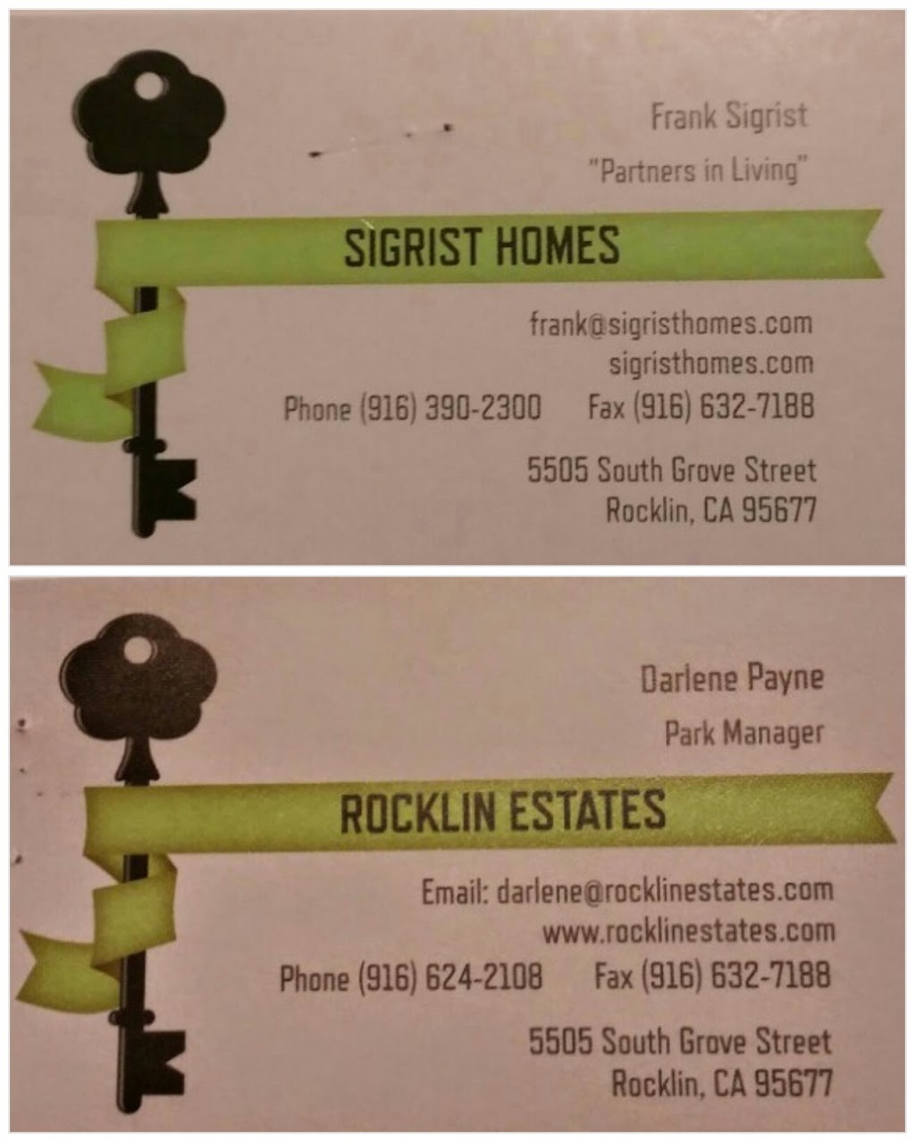 Rocklin Estates MHP & Sigrist Homes | 5505 S Grove St, Rocklin, CA 95677 | Phone: (916) 624-2108