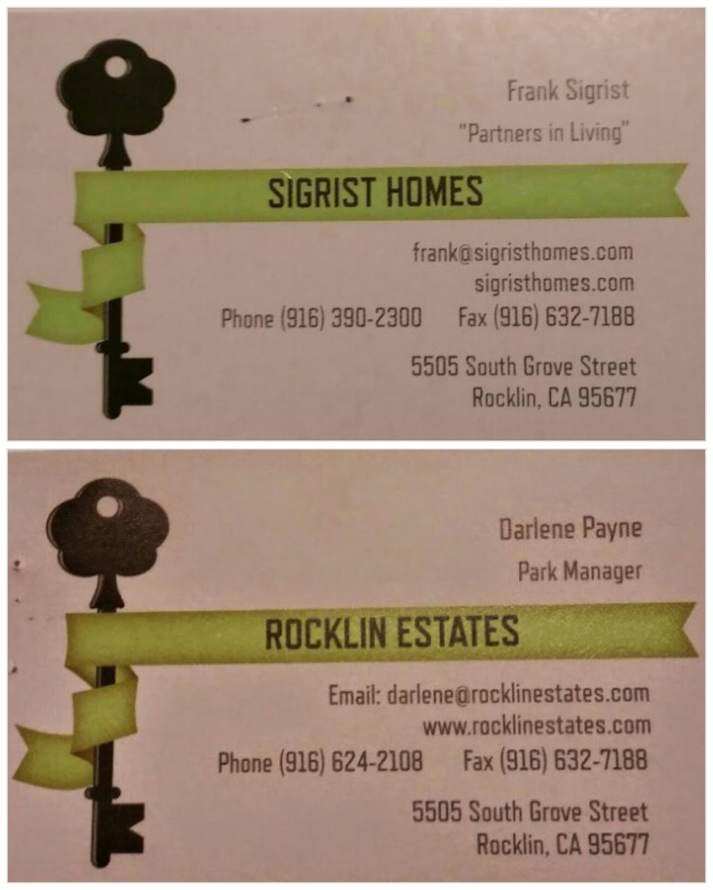 Rocklin Estates MHP & Sigrist Homes | 5505 S Grove St, Rocklin, CA 95677, USA | Phone: (916) 624-2108