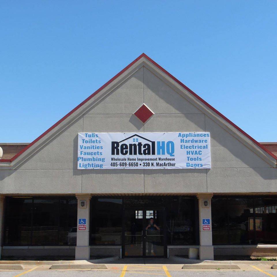 Rental HQ Home Improvement Discount Store | 330 N MacArthur Blvd, Oklahoma City, OK 73127, USA | Phone: (405) 609-6650