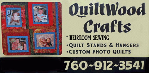 Quiltwood Crafts | 21289 Balsa St, Apple Valley, CA 92308, USA | Phone: (760) 912-3541