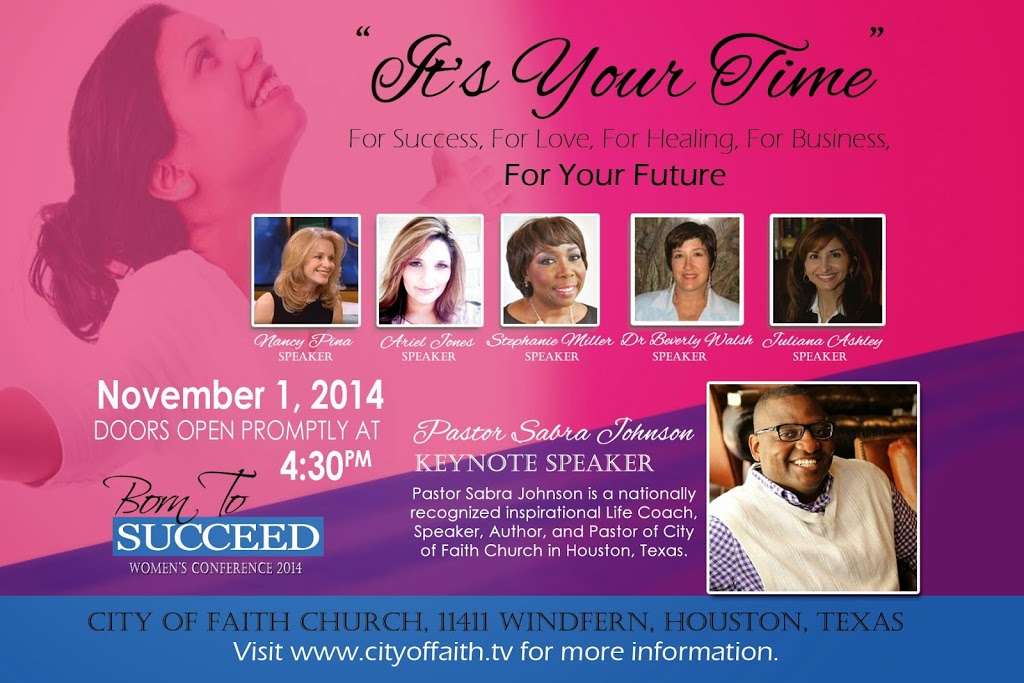 City of Faith Church | 11411 Windfern Rd, Houston, TX 77064, USA | Phone: (832) 478-5255
