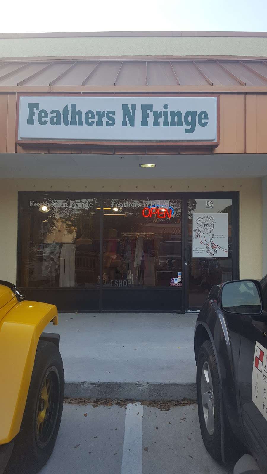 Feathers n Fringe - Jupiter | 9270 West Indiantown Rd, #C9, Jupiter, FL 33478, USA | Phone: (561) 320-9952