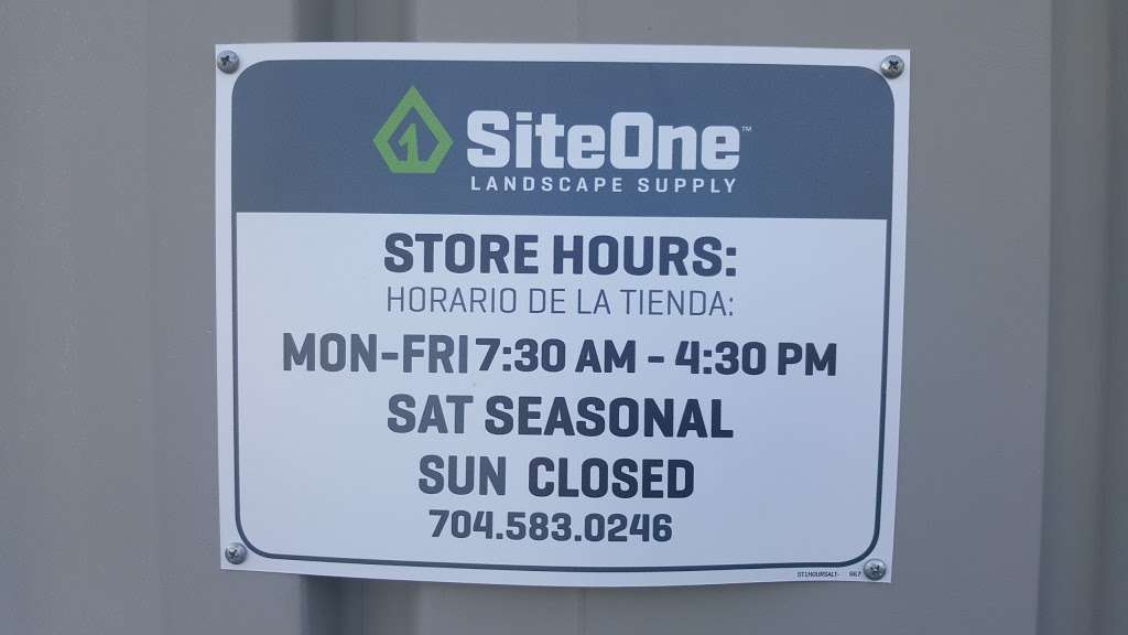 SiteOne Landscape Supply | 11901 Downs Rd, Pineville, NC 28134, USA | Phone: (704) 583-0246