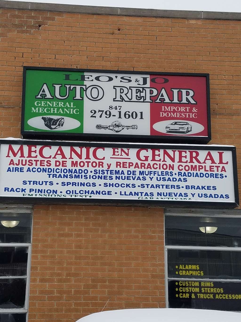 Leos & Jo Auto Repair | 301 Industrial Ln, Wheeling, IL 60090, USA | Phone: (847) 279-1601