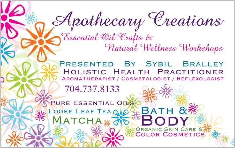 Apothecary Creations | 1930 Derita Rd, Concord, NC 28027, USA | Phone: (704) 737-8133