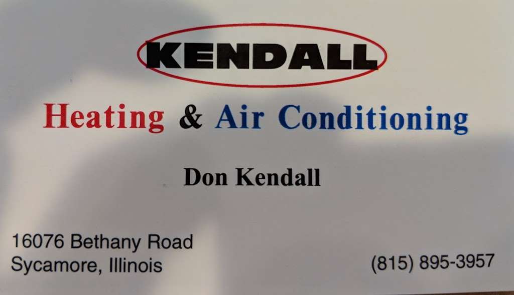 Kendall Heating & Air Conditioning | 16076 Bethany Rd, Sycamore, IL 60178, USA | Phone: (815) 895-3957