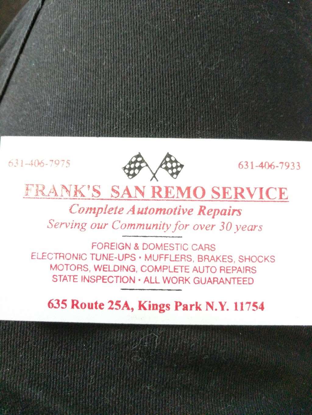 San Remo Services | 635 NY-25A, Kings Park, NY 11754, USA | Phone: (631) 406-7975