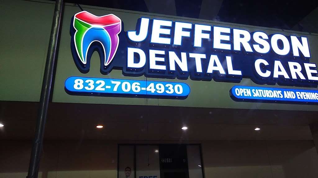 Jefferson Dental Care | 22618 Aldine Westfield Rd, Spring, TX 77373, USA | Phone: (832) 706-4930