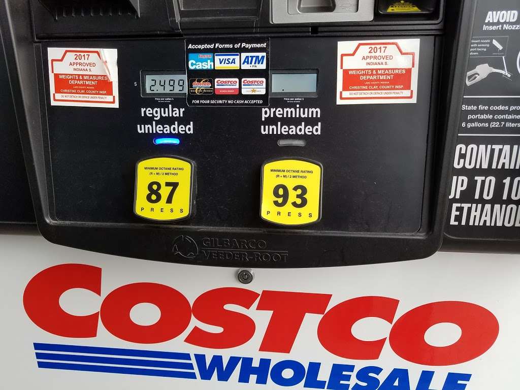 Costco Gasoline | 1310 E 79th Ave, Merrillville, IN 46410 | Phone: (219) 641-6400